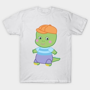 Danny Dinosaur - Cute cartoon dinosaur T-Shirt